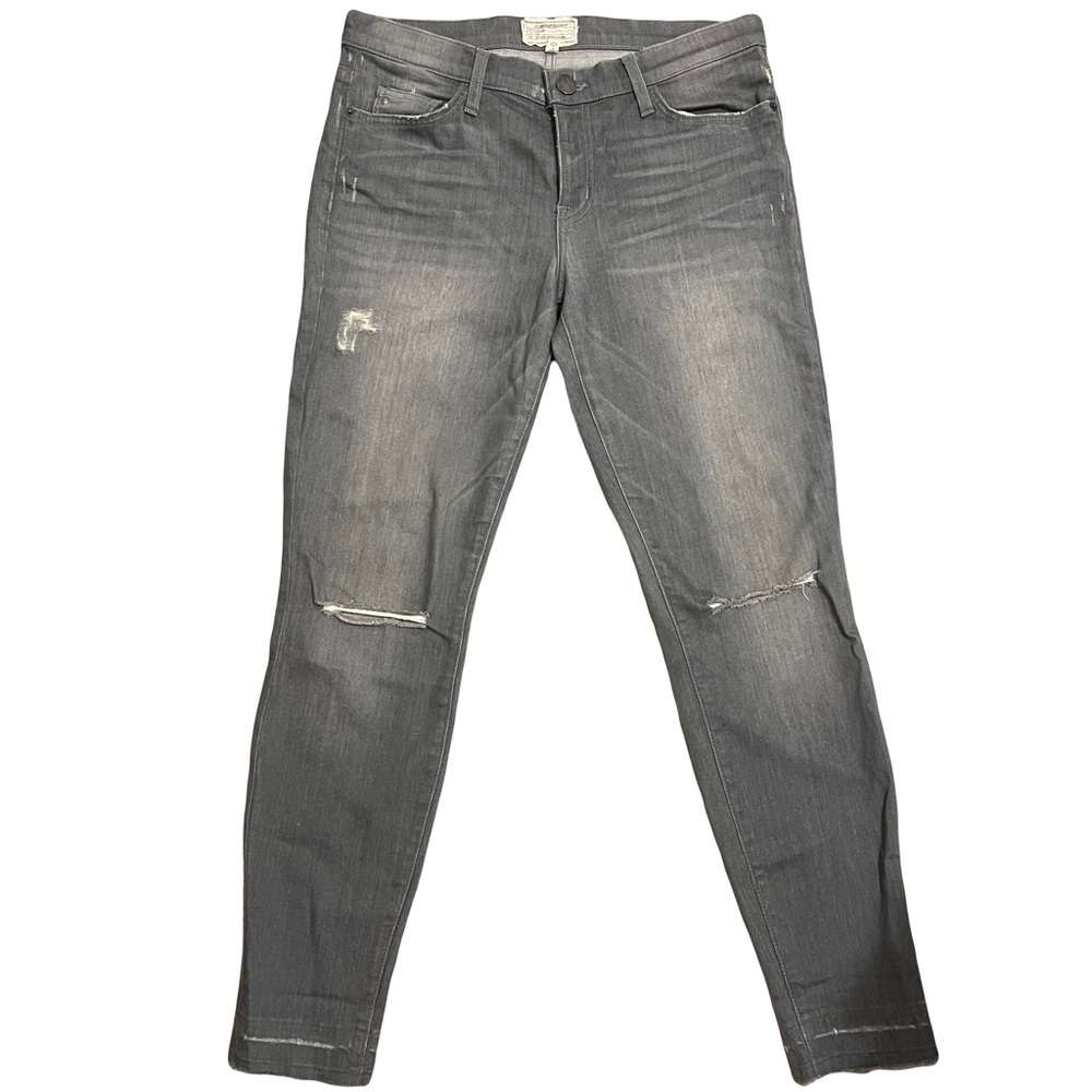 CURRENT/ELLIOT Distressed Grey Jeans Size 30